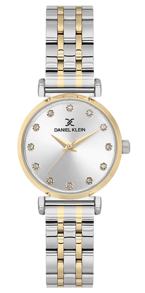 Daniel Klein DKF.2317.04 26 mm Altın-Gri Çelik Kordon Analog Kadın Kol Saati