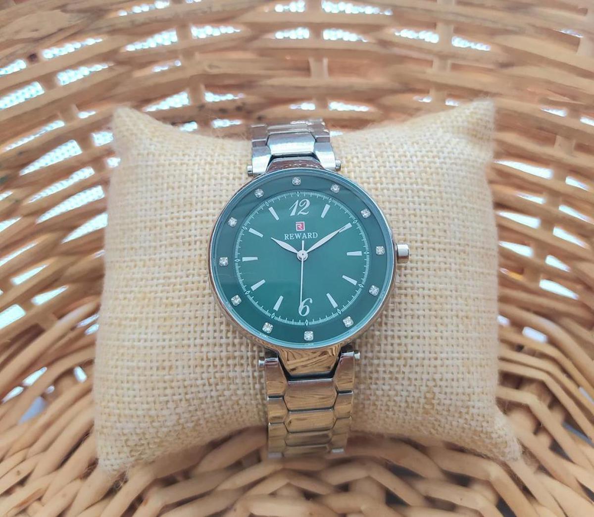 Reward RD63035L-01 34 mm Gri Çelik Kordon Analog Kadın Kol Saati