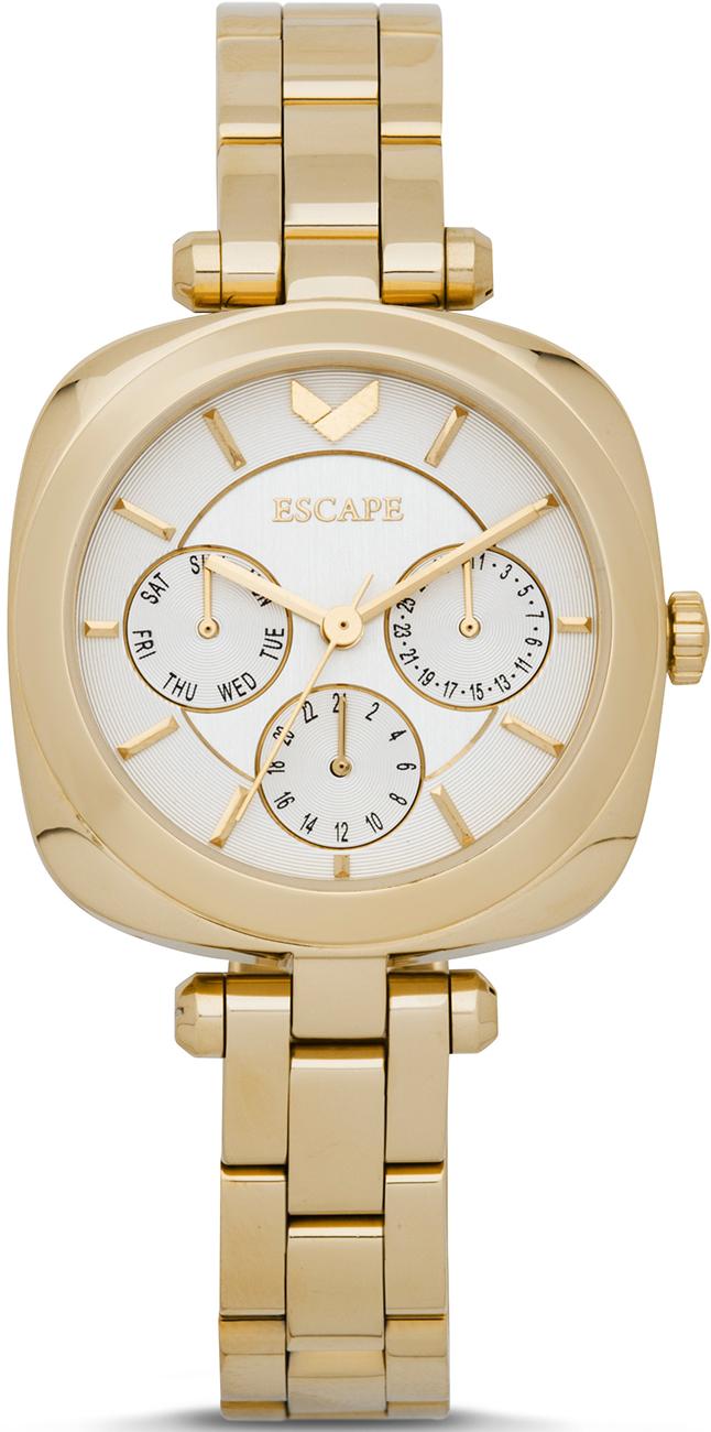 Escape EC1134-302 Takvimli 35 mm Altın Çelik Kordon Analog Kadın Kol Saati