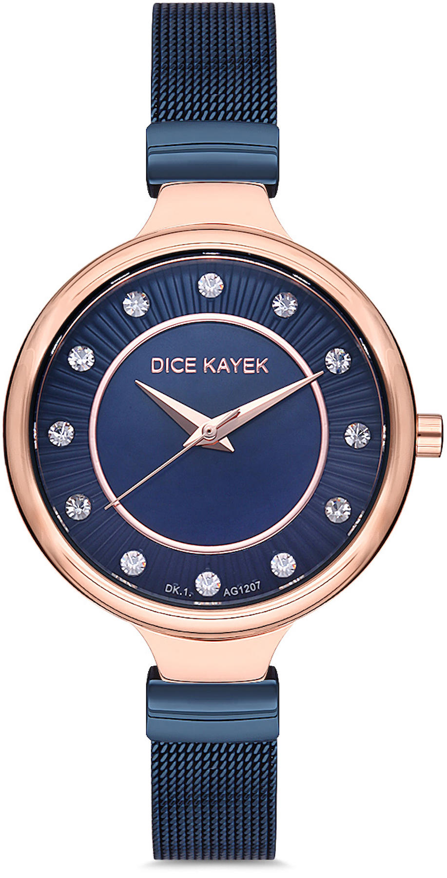Dice Kayek DK.1.AG1207.04 33 mm Lacivert Metal Kordon Analog Kadın Kol Saati