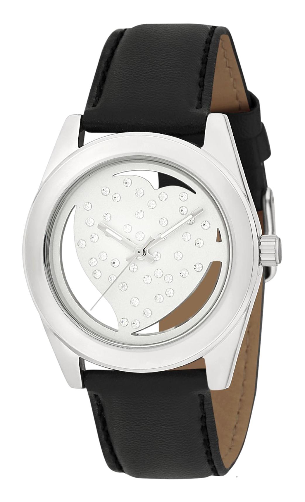 Ferrucci 8FK547 38 mm Siyah Deri Kordon Analog Kadın Kol Saati