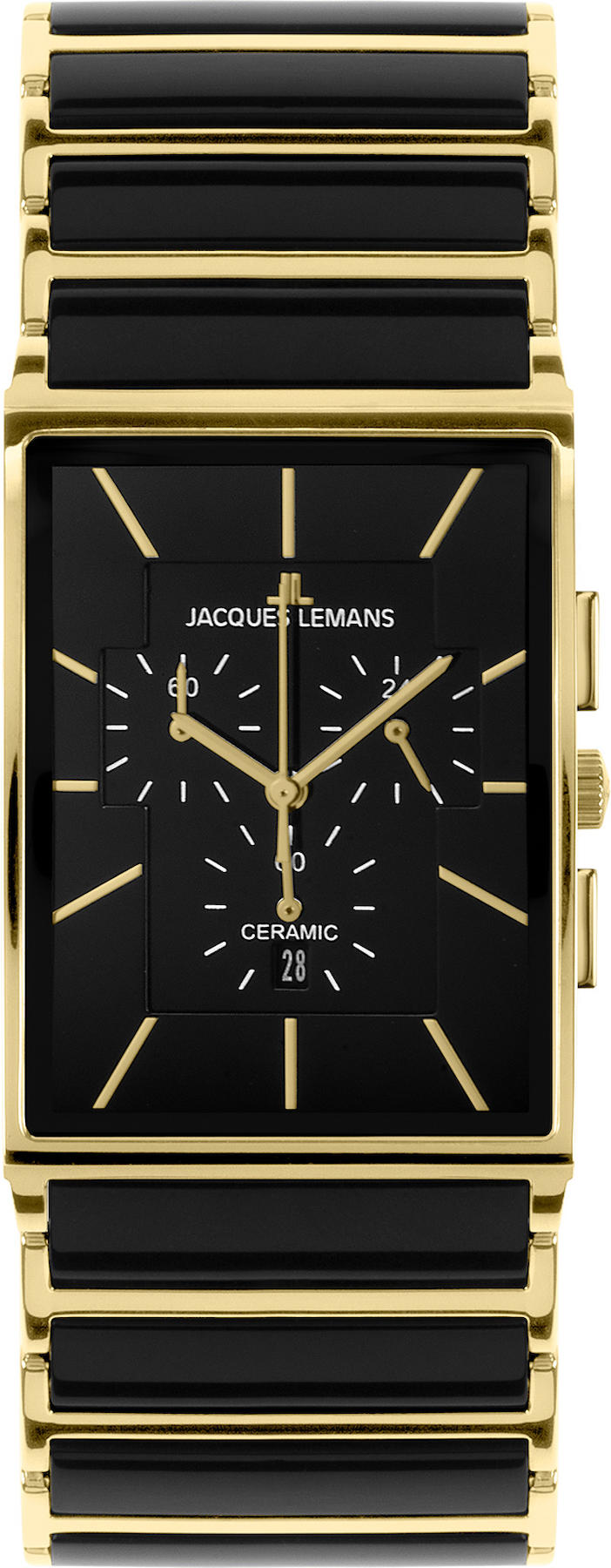 Jacques Lemans 1-1900C 33 mm Altın-Siyah Çelik Kordon Analog Kadın Kol Saati