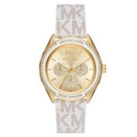 Michael Kors MK7204 Takvimli 40 mm Beyaz Silikon Kordon Analog Kadın Kol Saati