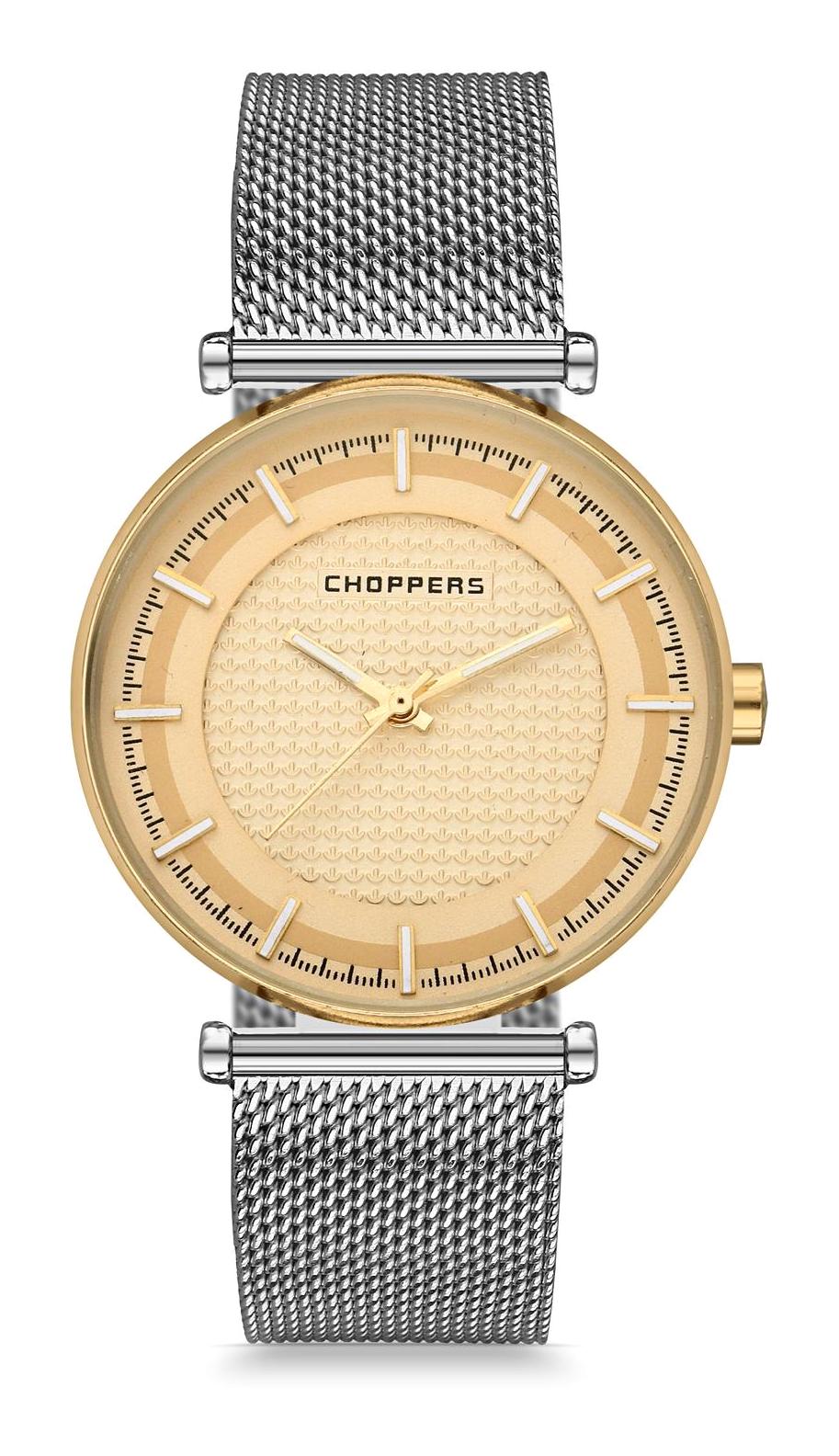 Choppers CBG17248 39 mm Gri Hasır Kordon Analog Kadın Kol Saati