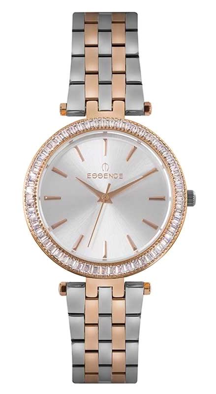 Essence ES6553FE.530 33 mm Gri-Rose Gold Çelik Kordon Analog Kadın Kol Saati