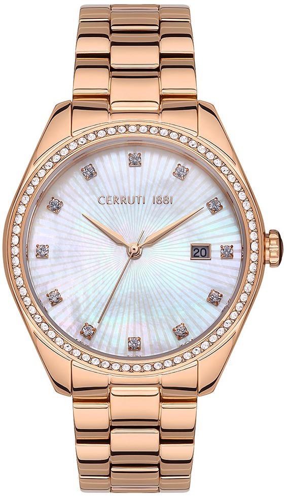 Cerruti 1881 CIWLH2229801 38 mm Rose Gold Çelik Kordon Analog Kadın Kol Saati