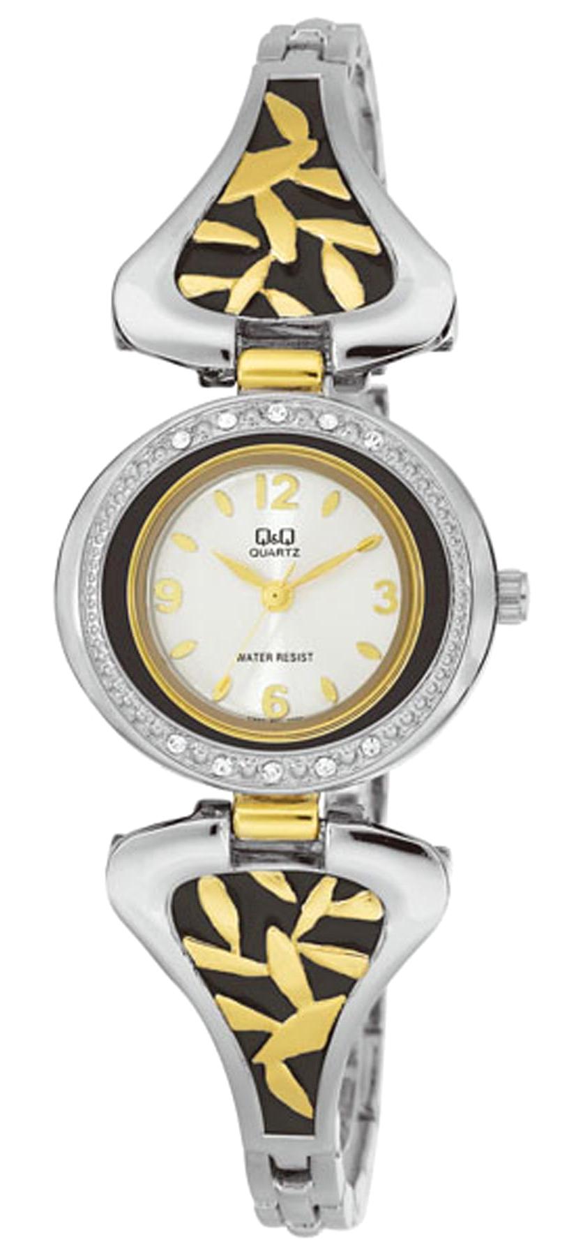 Q&Q 3G285 36 mm Çok Renkli Metal Kordon Analog Kadın Kol Saati