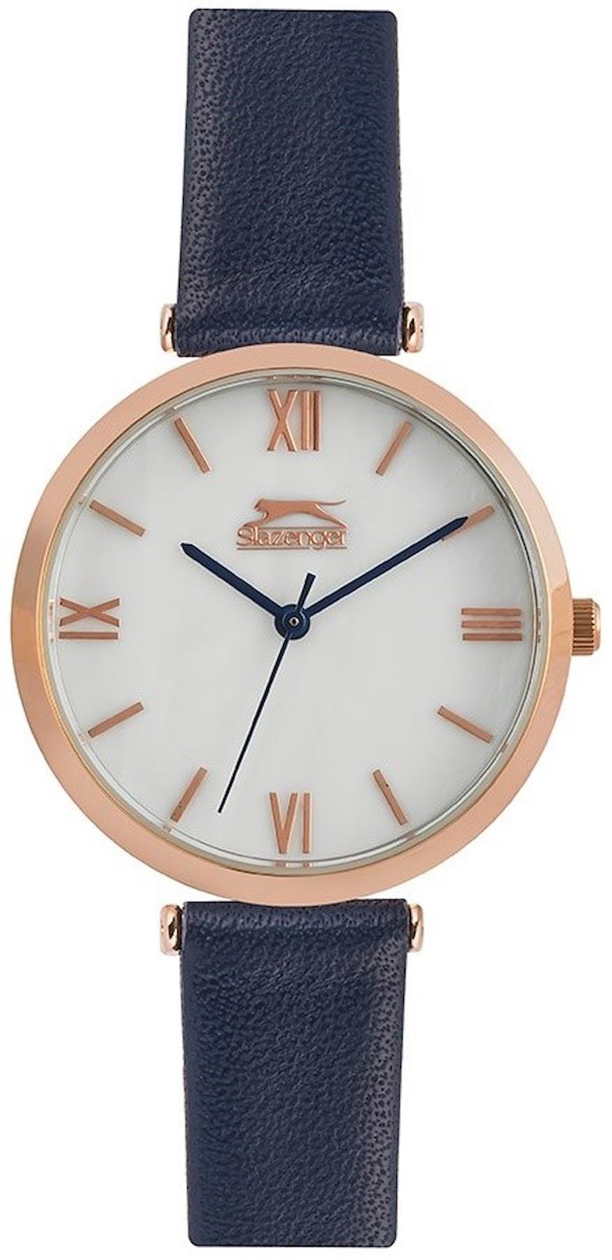 Slazenger SL.09.1629.3.01 33 mm Lacivert Çelik Kordon Analog Kadın Kol Saati