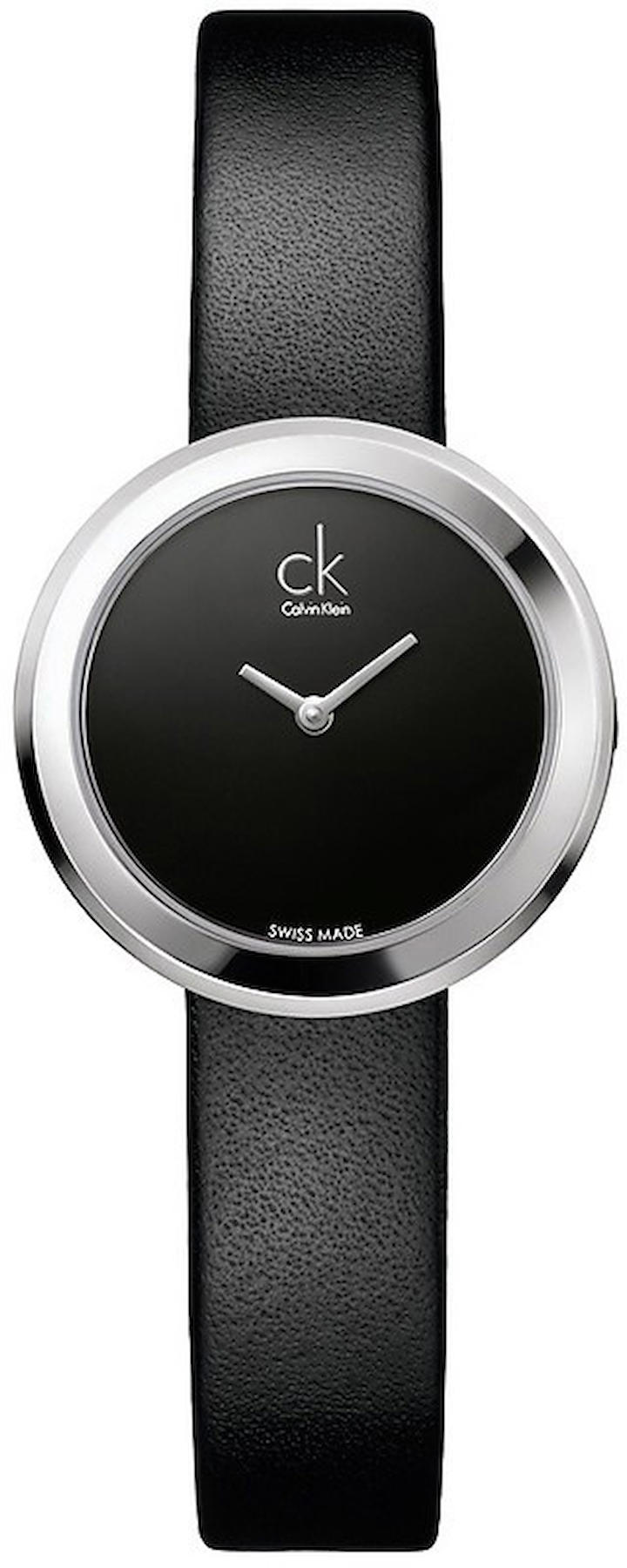 Calvin Klein K3N231C1 29 mm Siyah Deri Kordon Analog Kadın Kol Saati