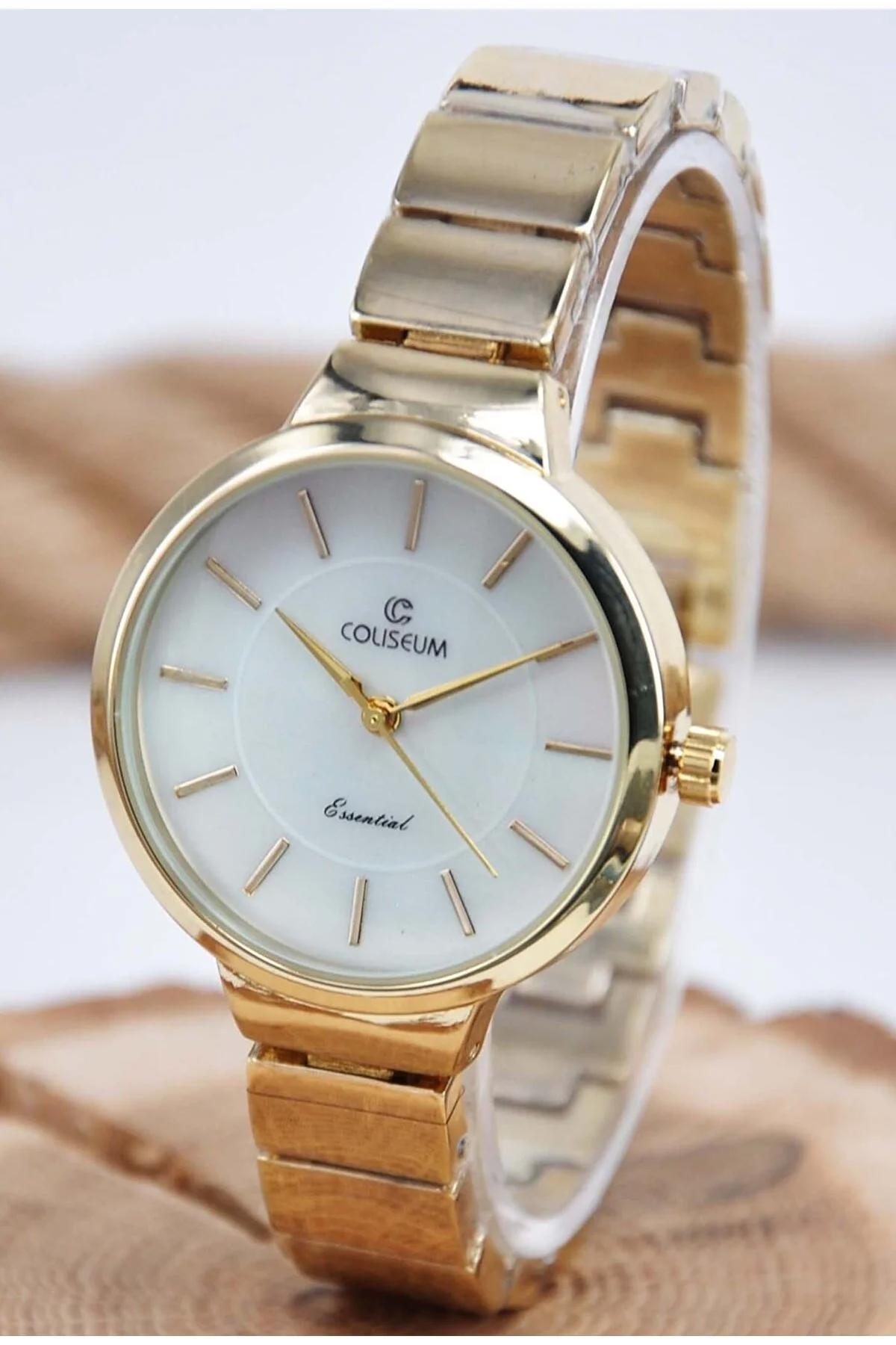 Storeay STA-008 31-35 mm Altın Metal Kordon Analog Kadın Kol Saati