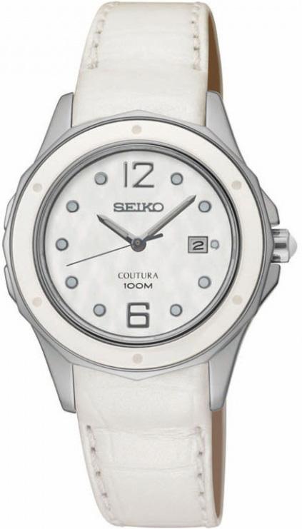 Seiko SXDG79P2 Takvimli 31 mm Beyaz Deri Kordon Analog Kadın Kol Saati