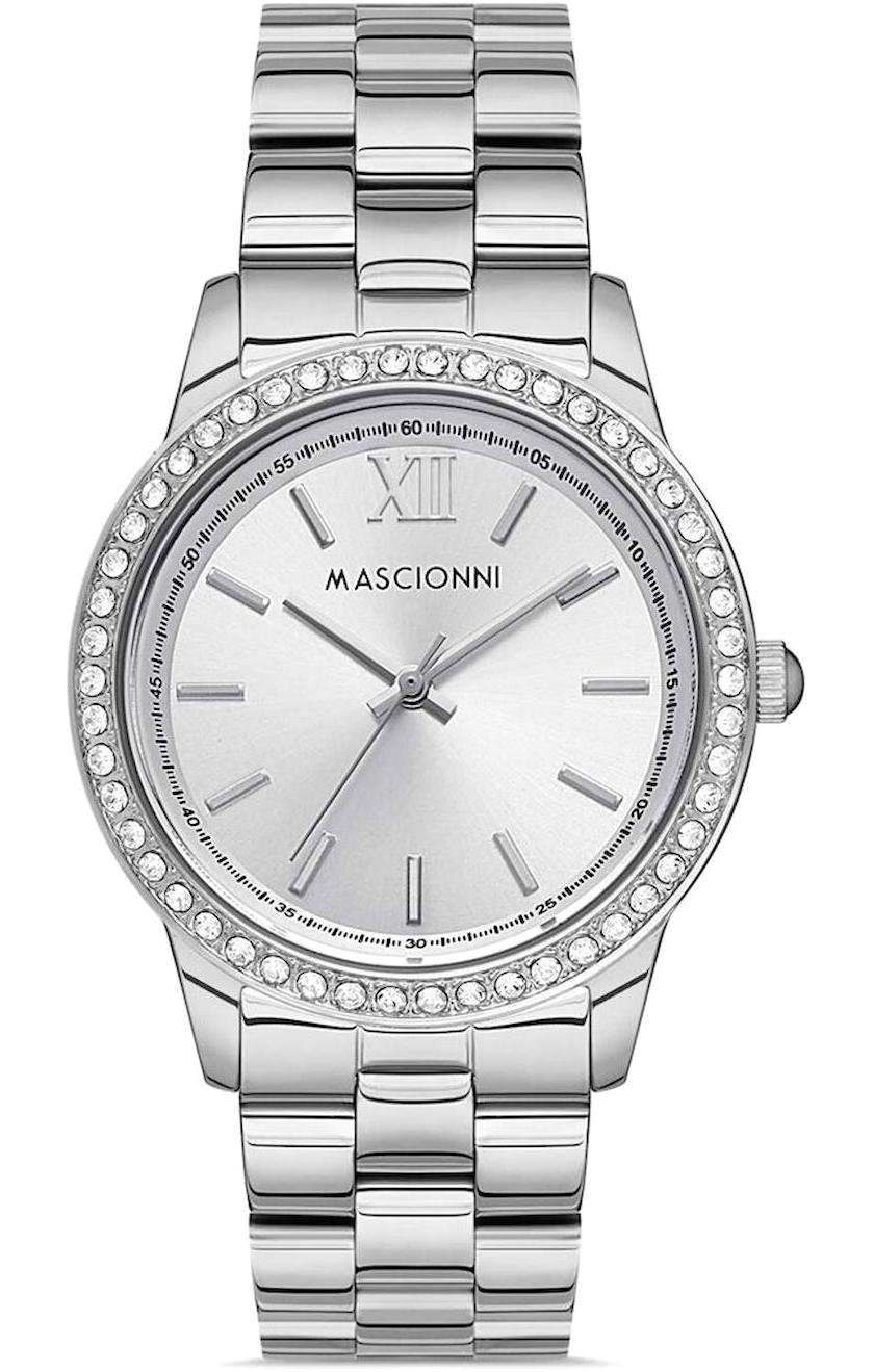 Mascionni M.1.1073.06 38 mm Gri Çelik Kordon Analog Kadın Kol Saati