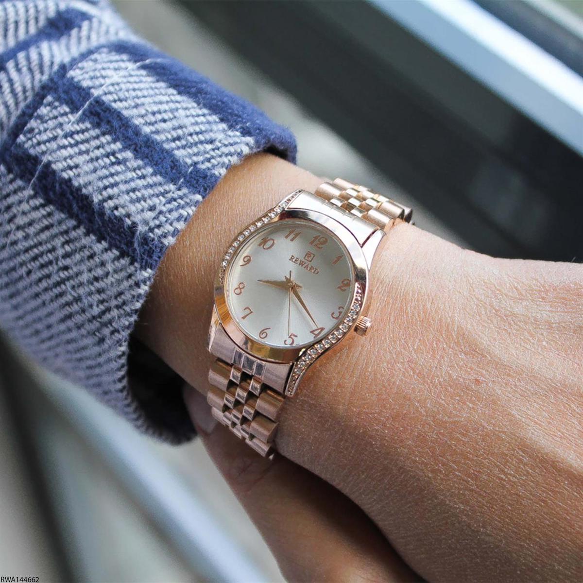 Reward RWA144662 30 mm Rose Gold Çelik Kordon Analog Kadın Kol Saati