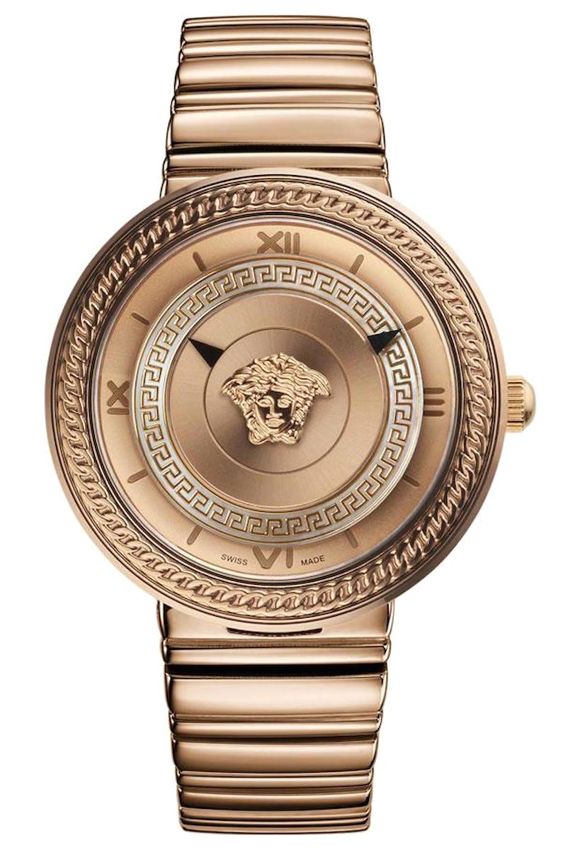 Versace VRSCVLC140017 40 mm Rose Gold Çelik Kordon Analog Kadın Kol Saati