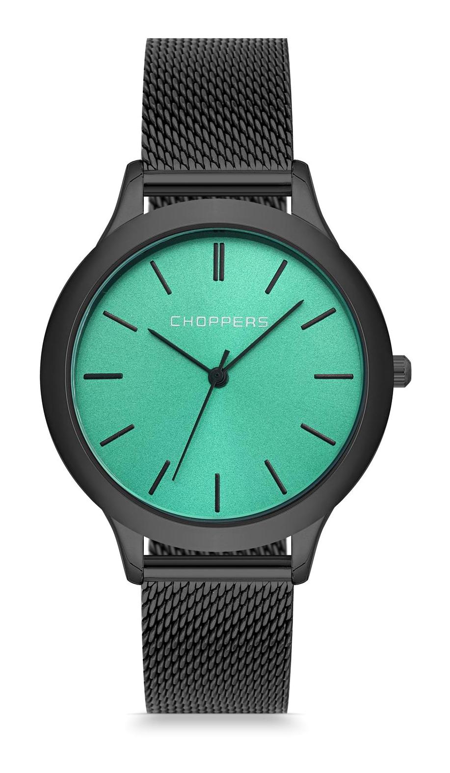 Choppers HBG17035A 40 mm Siyah Hasır Kordon Analog Kadın Kol Saati