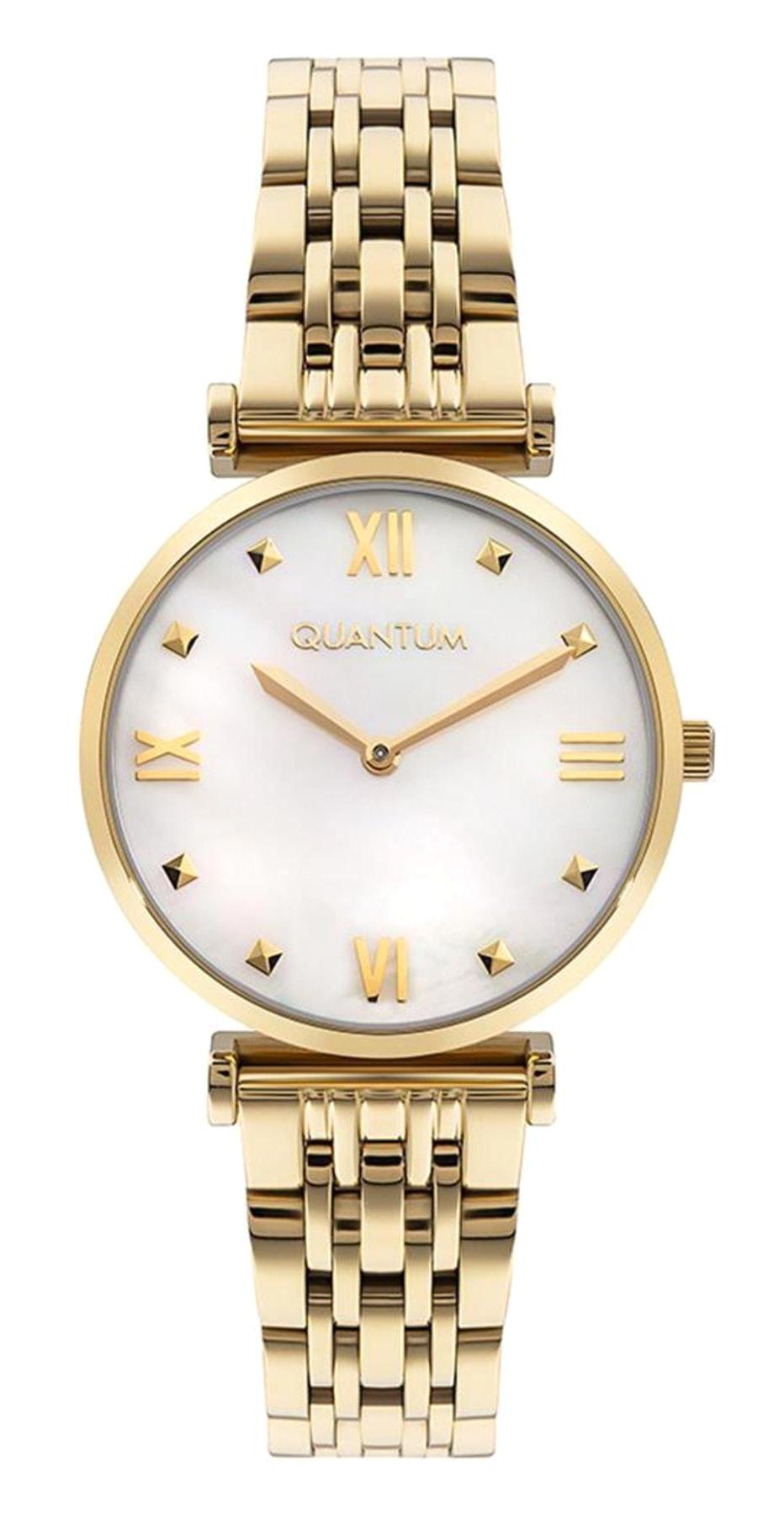 Quantum IML1041.120 35 mm Altın Çelik Kordon Analog Kadın Kol Saati
