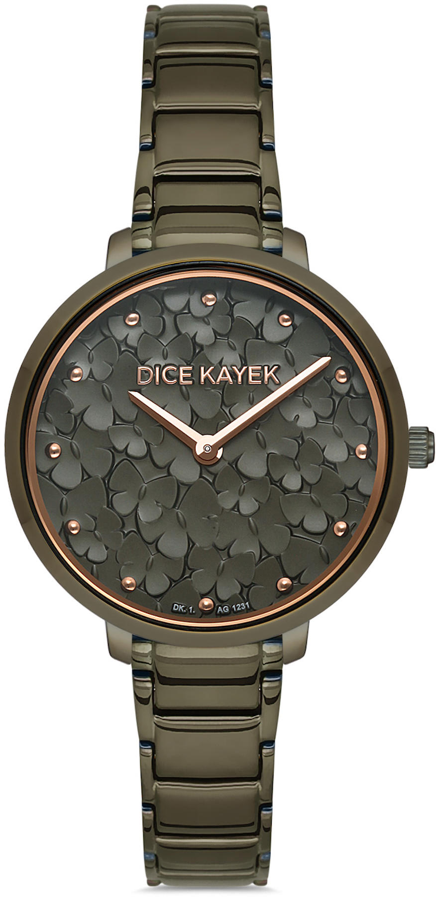 Dice Kayek DK.1.AG1231.08 32 mm Yeşil Metal Kordon Analog Kadın Kol Saati