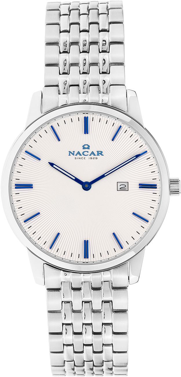 Nacar 17-3920356-ASM Takvimli 32 mm Gri Metal Kordon Analog Kadın Kol Saati