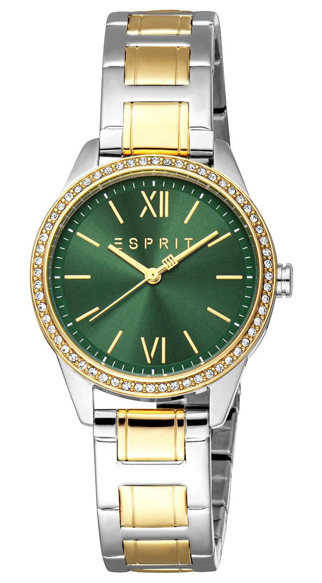 Esprit ES1L407M0095 30 mm Altın-Gri Çelik Kordon Analog Kadın Kol Saati