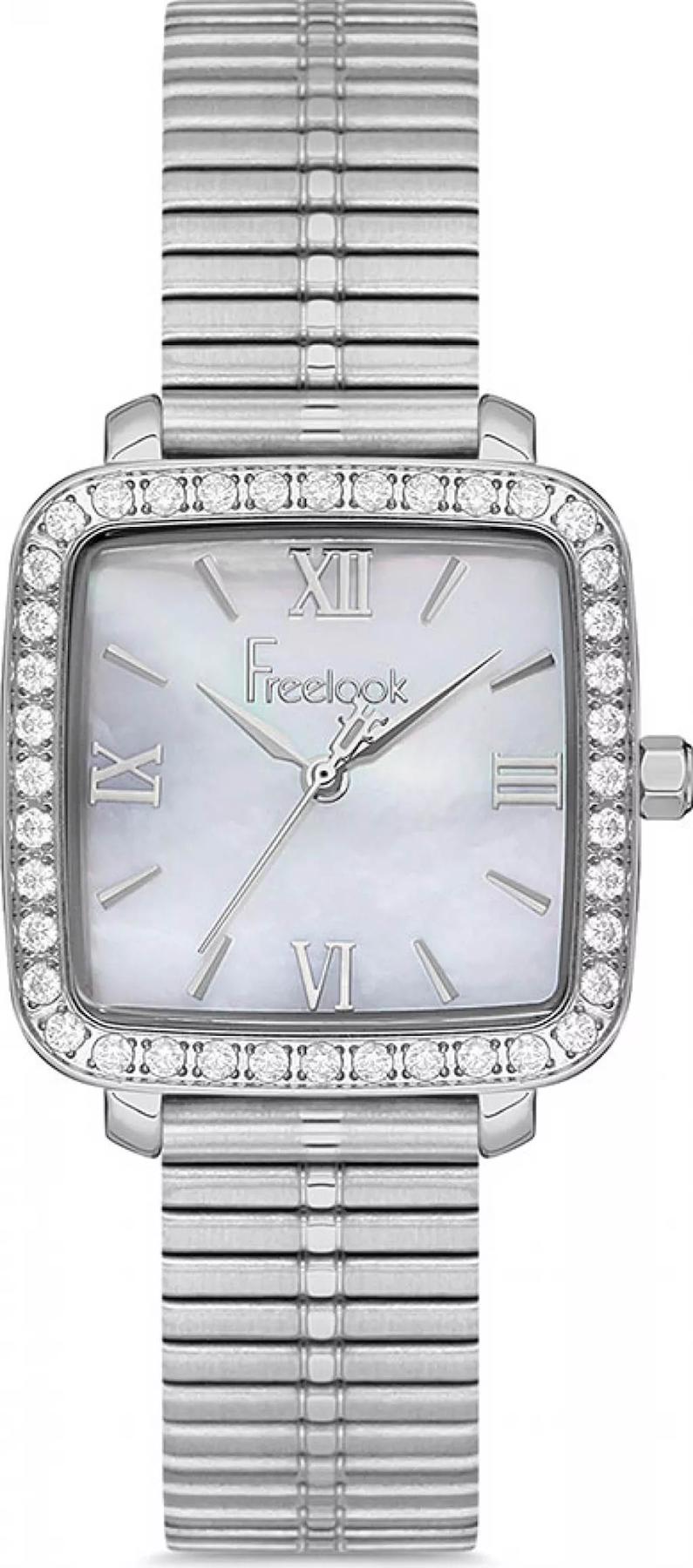 Freelook FL1.10182.1 35 mm Gri Çelik Kordon Analog Kadın Kol Saati