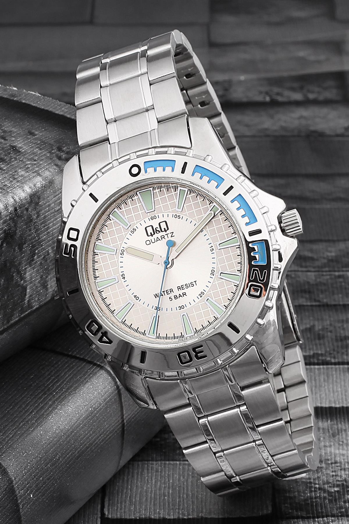 Q&Q 3G436 36 mm Gri Metal Kordon Analog Kadın Kol Saati