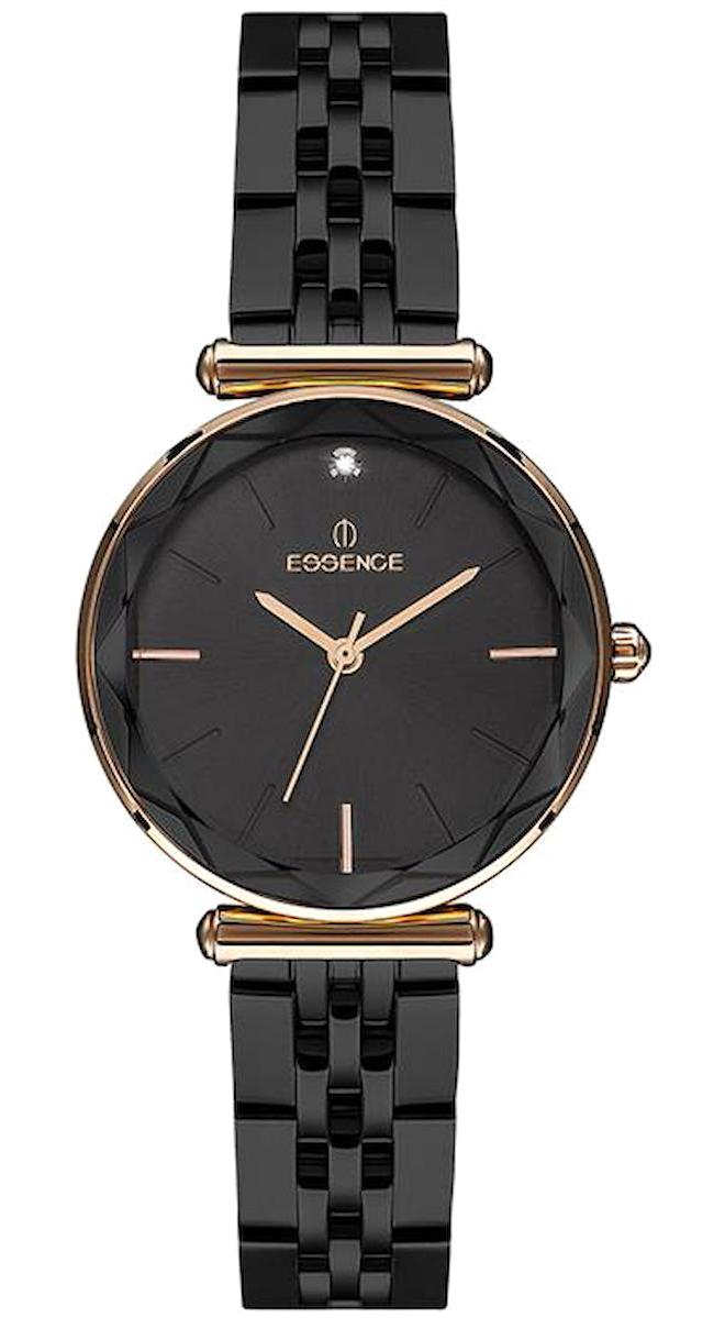 Essence ES6693FE.450 32 mm Siyah Metal Kordon Analog Kadın Kol Saati
