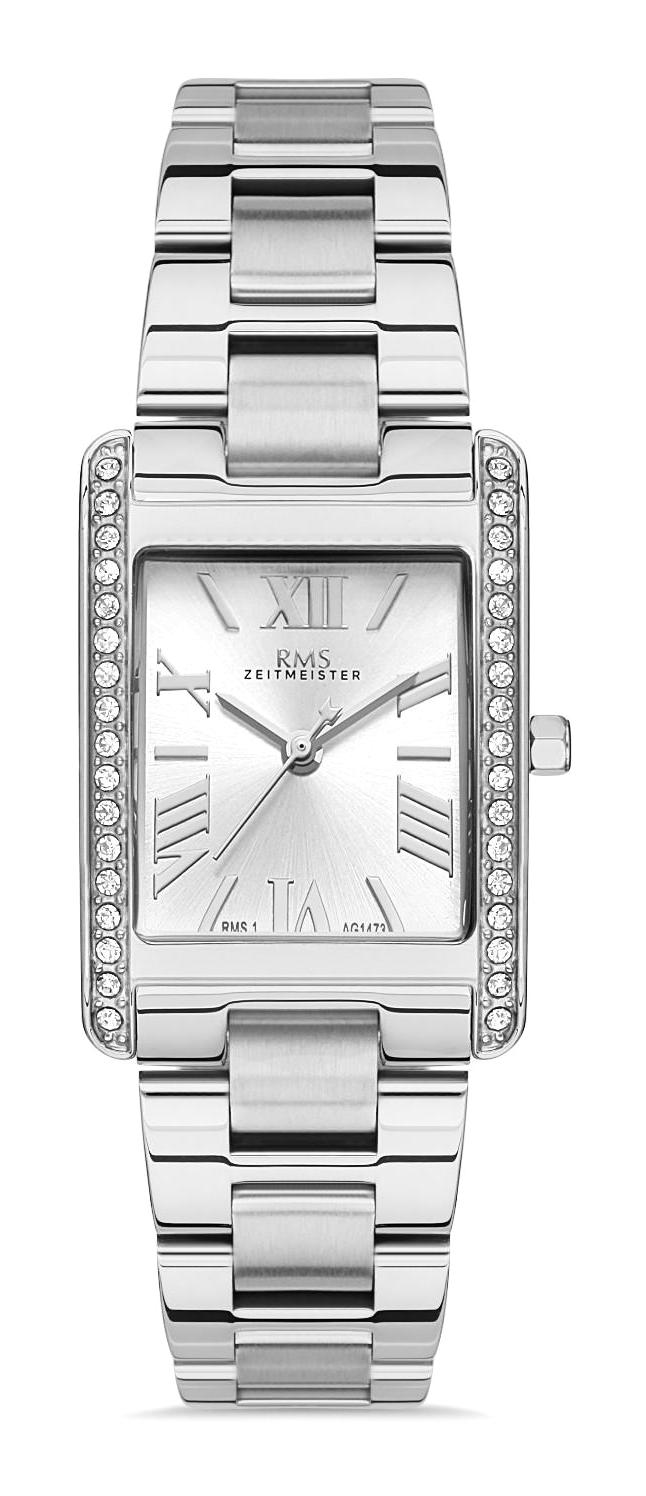 Romanson RMS.1.AG1473.01 33 mm Gri Çelik Kordon Analog Kadın Kol Saati