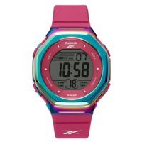 Reebok RV-UNI-G9-SZPR-WR Takvimli 45 mm Pembe Plastik Kordon Dijital Kadın Kol Saati