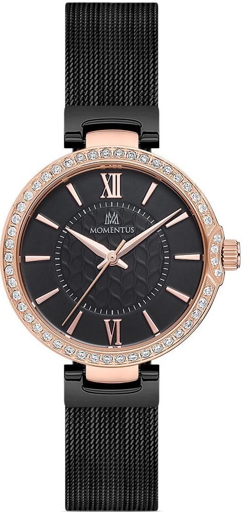 Momentus SW272R-04SR 32 mm Siyah Hasır Kordon Analog Kadın Kol Saati