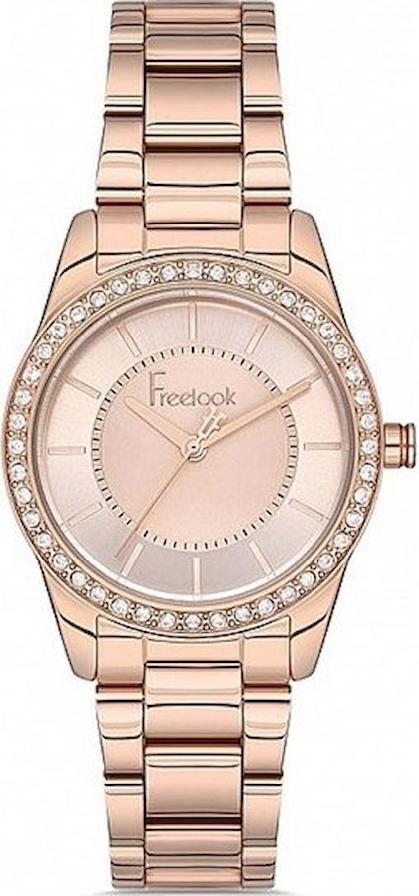 Freelook FL.1.10191.3 34 mm Rose Gold Çelik Kordon Analog Kadın Kol Saati