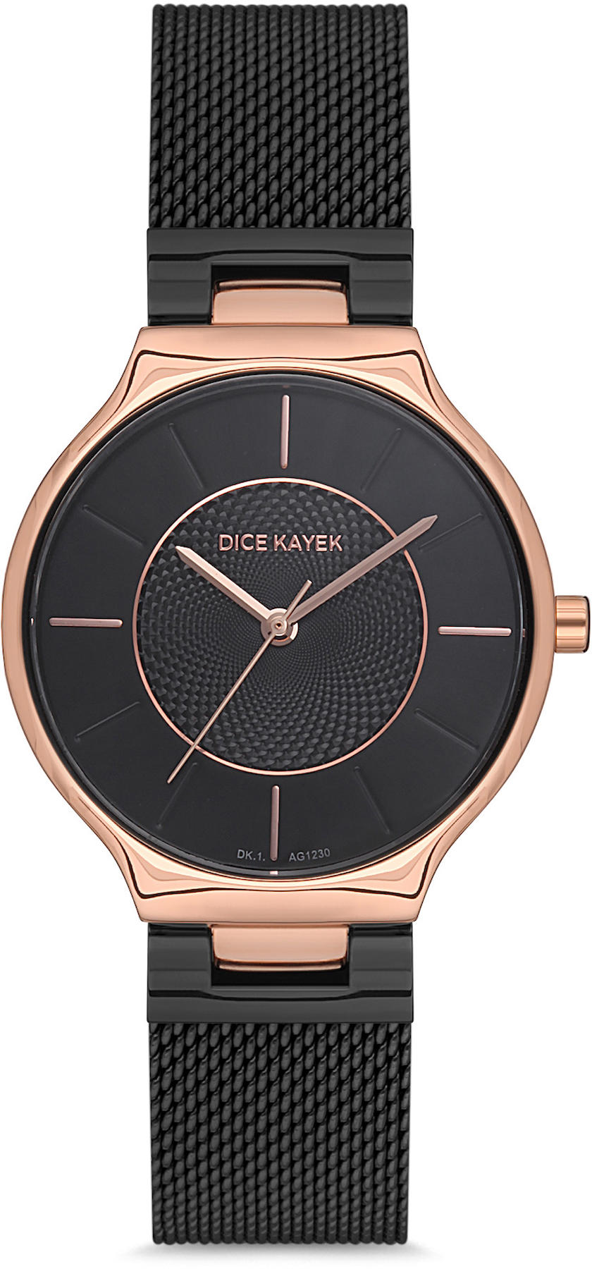 Dice Kayek DK.1.AG1230.06 32 mm Siyah Metal Kordon Analog Kadın Kol Saati
