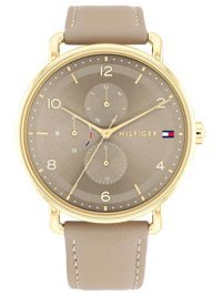 Tommy Hilfiger TH1782661 40 mm Bej Deri Kordon Analog Kadın Kol Saati