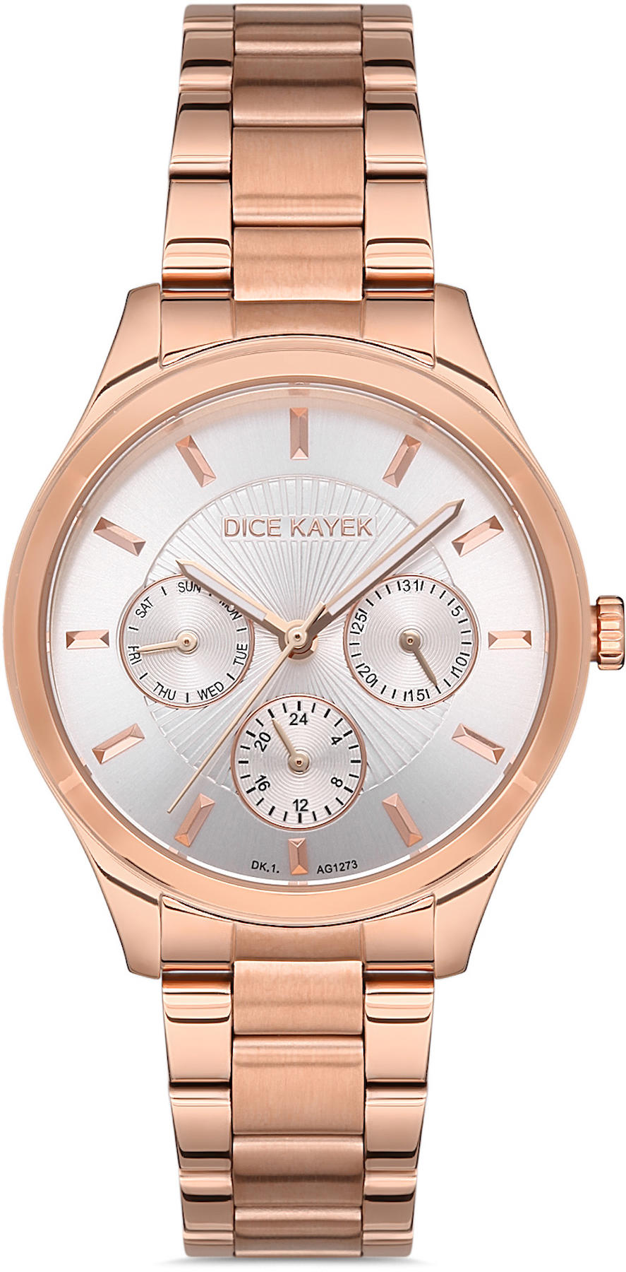 Dice Kayek DK.1.AG1273.04 36 mm Rose Gold Metal Kordon Analog Kadın Kol Saati