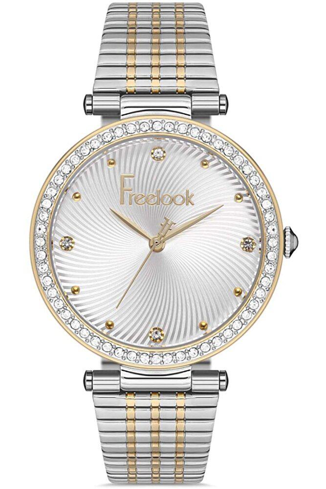 Freelook FL.1.10201.6 36 mm Gri Metal Kordon Analog Kadın Kol Saati