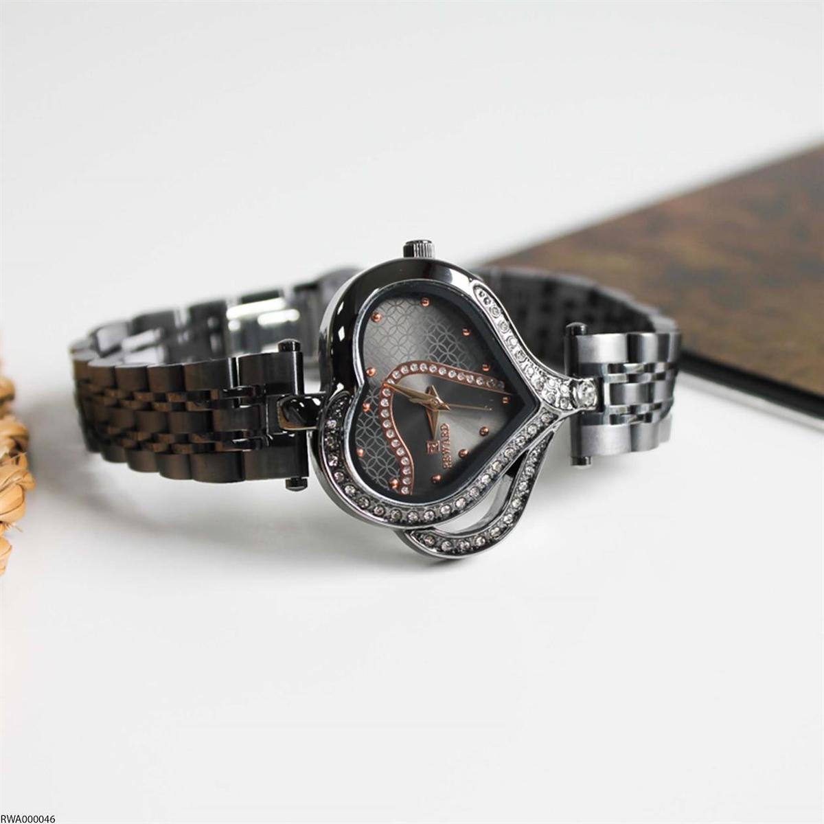 Reward RWA000046 30 mm Gri Çelik Kordon Analog Kadın Kol Saati