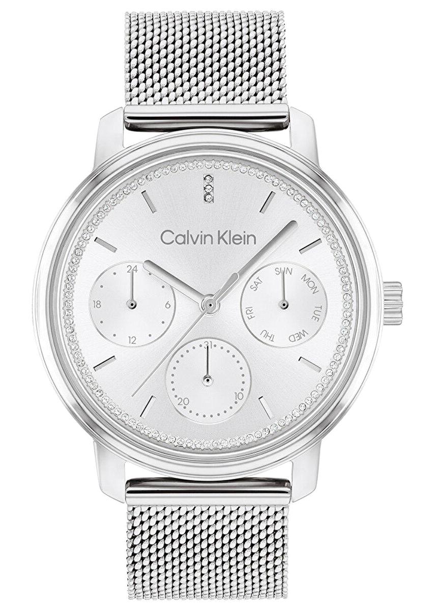Calvin Klein CK25200180 36 mm Gri Çelik Kordon Analog Kadın Kol Saati