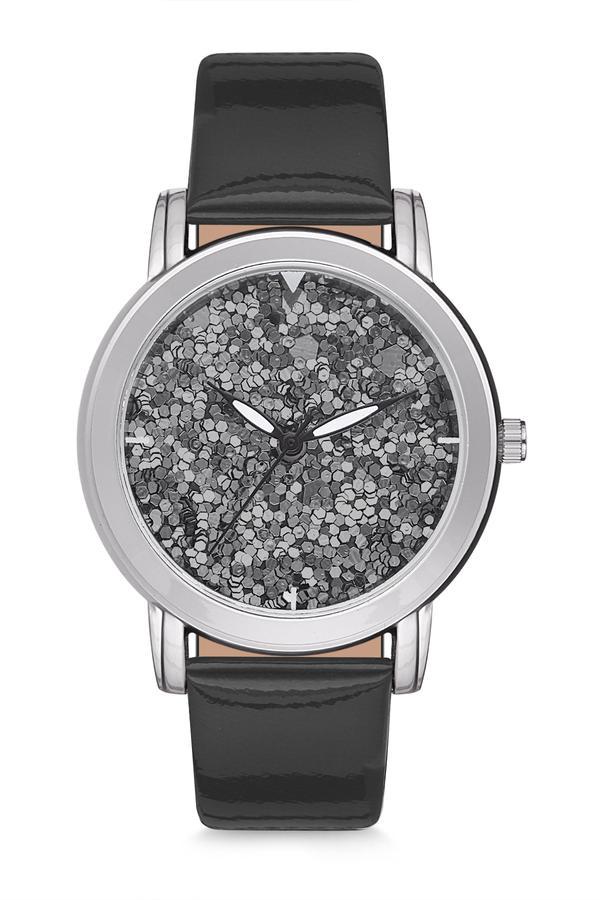 Aqua Di Polo APSV1-A8990-KD311 35 mm Siyah Deri Kordon Analog Kadın Kol Saati
