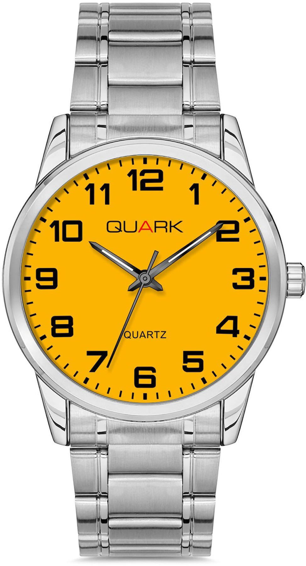 Quark QM-V001D-5A 34 mm Gri Çelik Kordon Analog Kadın Kol Saati