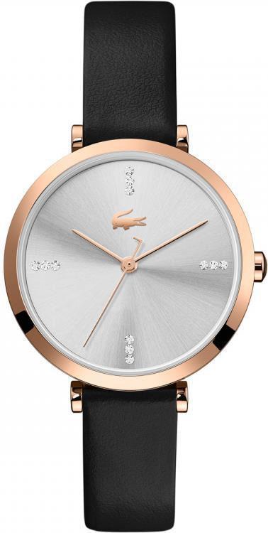 Lacoste LAC2001139 35 mm Siyah Deri Kordon Analog Kadın Kol Saati
