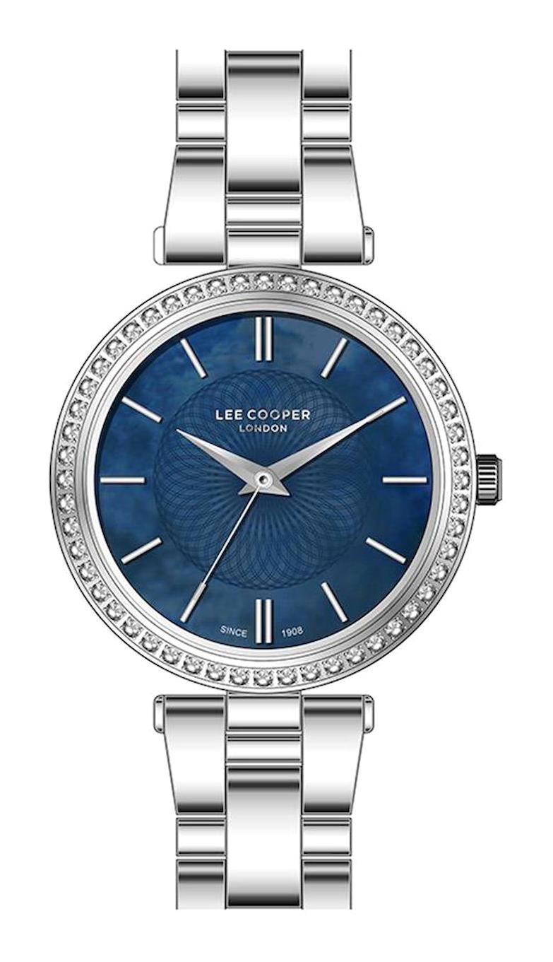 Lee Cooper LC07437.390 40 mm Gri Metal Kordon Analog Kadın Kol Saati