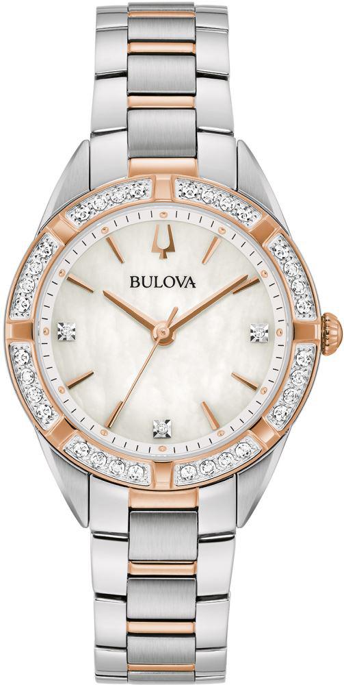 Bulova 98R281 32.5 mm Gri Çelik Kordon Analog Kadın Kol Saati