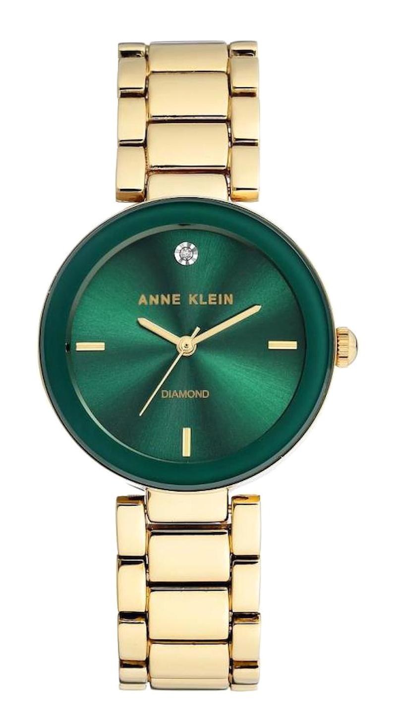Anne Klein AK-1362GNGB 33 mm Altın Metal Kordon Analog Kadın Kol Saati