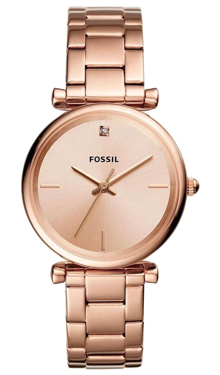 Fossil FES4441 35 mm Rose Gold Çelik Kordon Analog Kadın Kol Saati