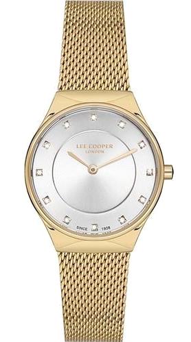 Lee Cooper LC07142.130 40 mm Gri Çelik Kordon Analog Kadın Kol Saati