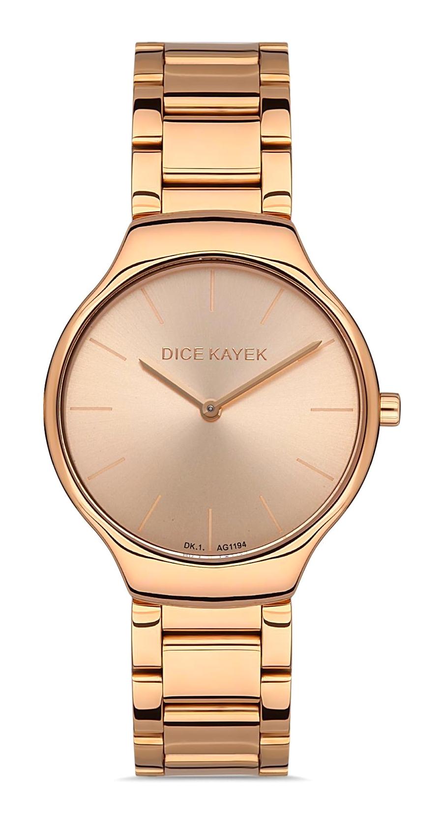 Dice Kayek DK.1.AG1194.01 34 mm Rose Gold Çelik Kordon Analog Kadın Kol Saati