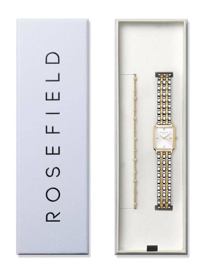 Rosefield OWDSG.X279 24 mm Altın-Gri Çelik Kordon Analog Kadın Kol Saati