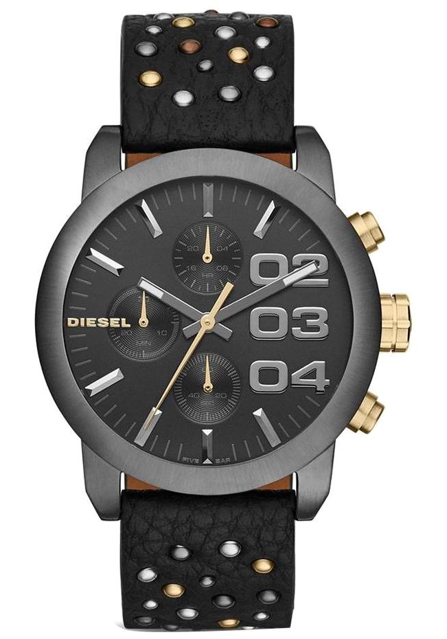 Diesel DZ5432 40 mm Siyah Deri Kordon Analog Kadın Kol Saati