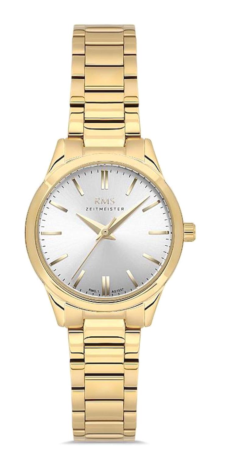 Romanson RMS.1.AG1537.02 28 mm Altın Çelik Kordon Analog Kadın Kol Saati