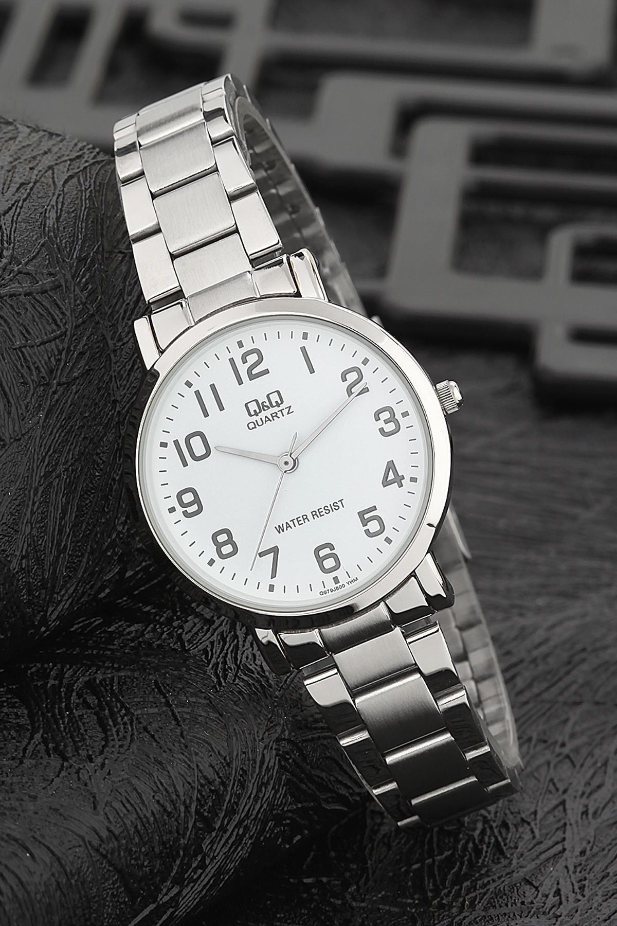 Q&Q 3G765 36 mm Gri Metal Kordon Analog Kadın Kol Saati