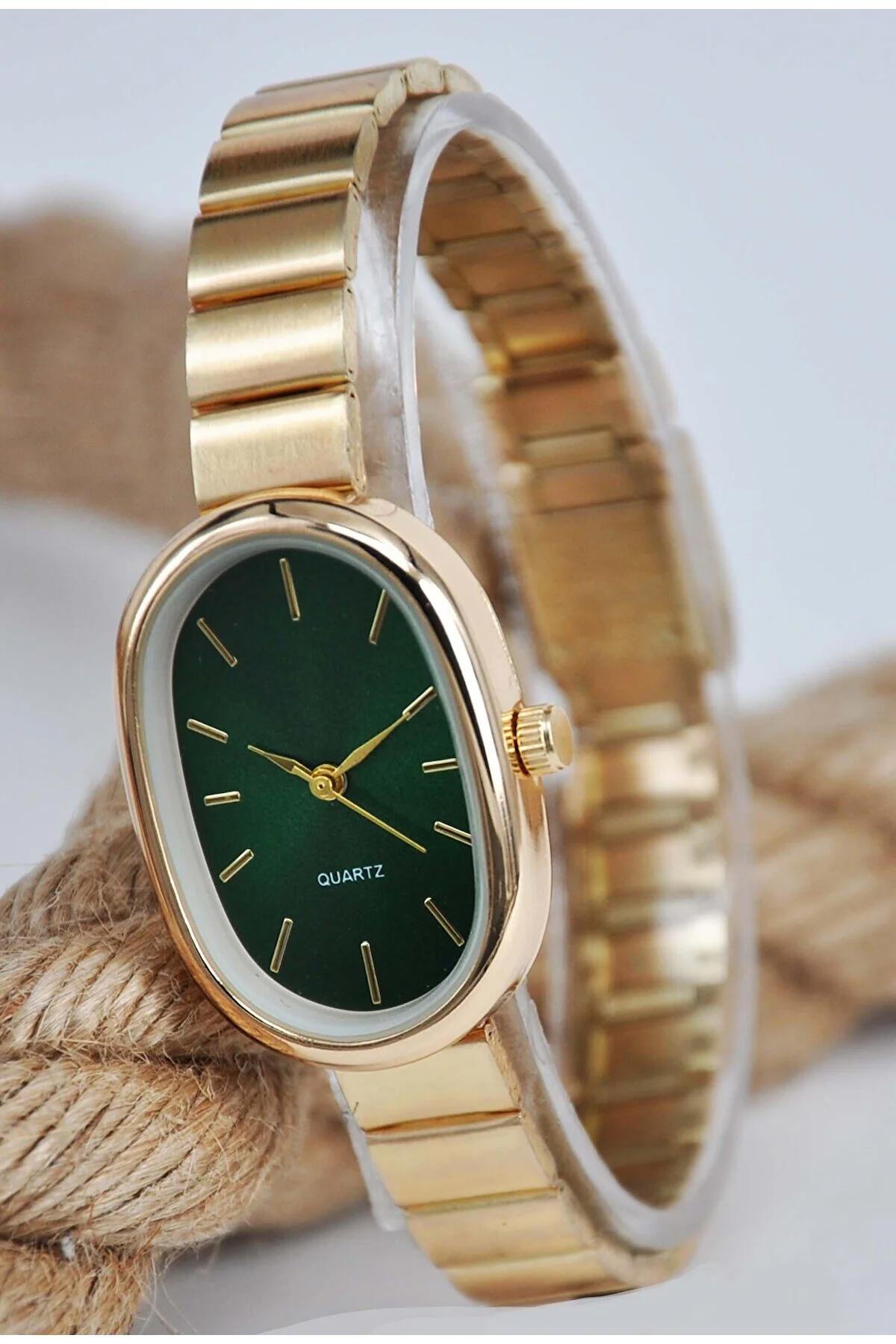 Sonsuzsaat SU-929 20 mm Altın Metal Kordon Analog Kadın Kol Saati